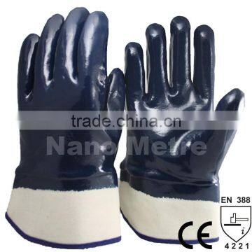 NMSAFETY Heavy duty oil resistant working gloves nitrile gloves chemical resistance