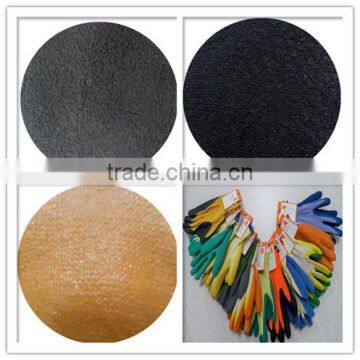 DDSAFETY 10 Gauge Yellow T/C Shell Gloves With Black Latex Coating Safety Gloves photo-2