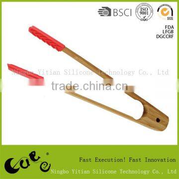 Non-sticky silicone clip with bamboo handle YT-Q157 for cake