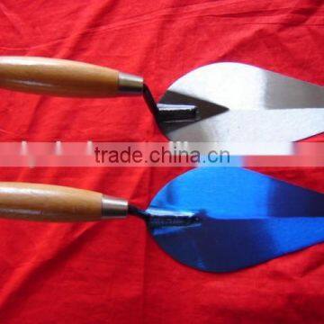 Construction Handtools,2-3 Bricklaying Trowel With Wooden or Rubber Handle