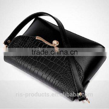 2016 Ladies Croco pu Leather Mini Crossbody Bag Handbag Purse Women photo-4