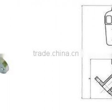 Normally closed stainless steel flange pneumatic angle seat valve