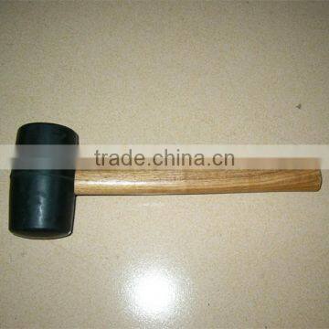 Wood Handle Rubber Hammer Mallet Hammer photo-2