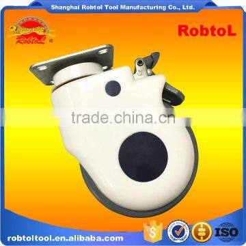 Mute Universal Drive Medical Castor Bed Chair Wheelchair Caster Wheel Fixed Swivel Brake Rubber Nylon pu Tpr pp photo-2