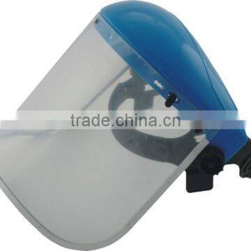 transparent PVC or PC clear visor face shield