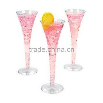 High Quality Unbreakable Clored Champagne Flut , Party Supply Long Stem Chamgne Glass for Holiday Decoration photo-3