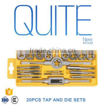 20pcs tap die set ,metric tap and die set,auto tap and die