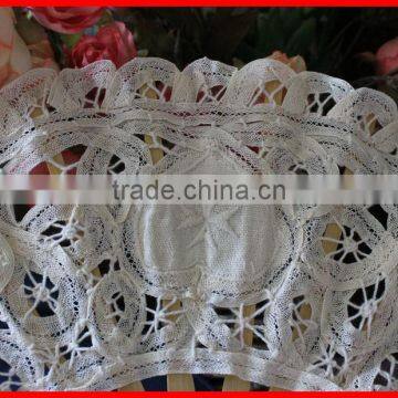 White Color Wedding Lace Hand Fan photo-2