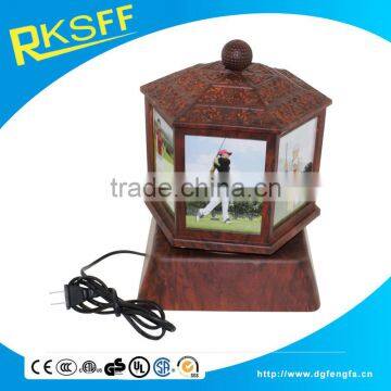 Big Photo Frame,hexagon Shape Can 360 Rotate Photo Frame photo-6