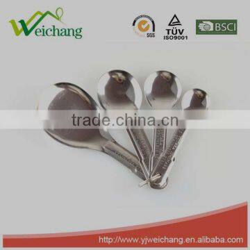 WCTS057 Stainless Steel Mirro Finishing Measuring Spoon ,Set of 4 photo-2