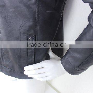 2015 Mens Genuine Leather Jacket photo-4