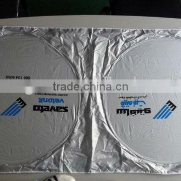 Promotional Nylon fabric Sunshades for car/auto use