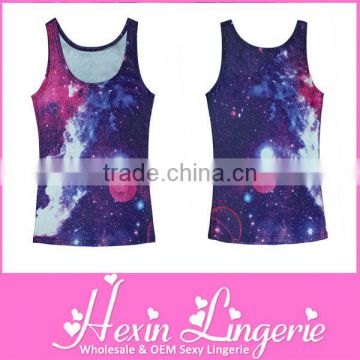 Wholesale 2013 Newest Galaxy Unisex Tank Top