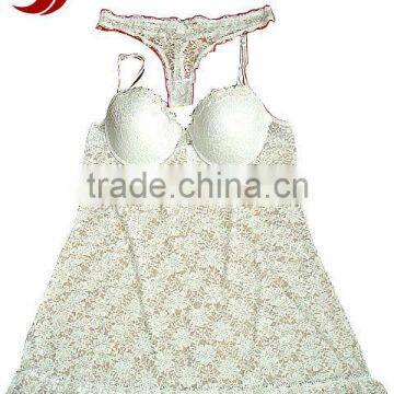 Pure colour high quality Babydoll Pajamas