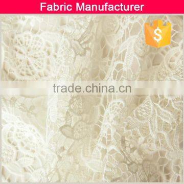 2015 Cicheng Hotsale Fashion Embroidery Elegant High End Lace Fabricfor Wedding Dresses