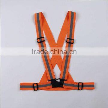 Light Weight And Easily Adjustable High Visibility Elastic Reflective Belt Vest photo-4