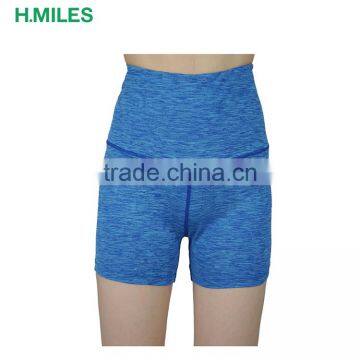 OEM High Quality Gym Elastic Comfortable high wasit yoga shorts pants