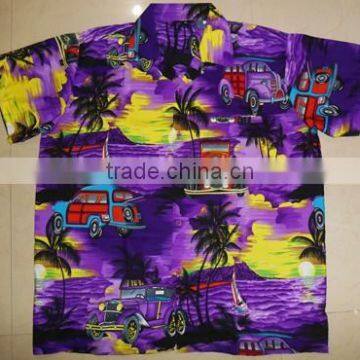 Palm Tree With Cars Hawaiian Shirts photo-3