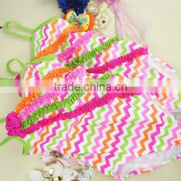 Beautiful Children Girl Swimwear Flower Decorations Summer Beachwear Summer Kids Swimwear photo-4