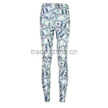 women's fashionable printed legging pantyhose