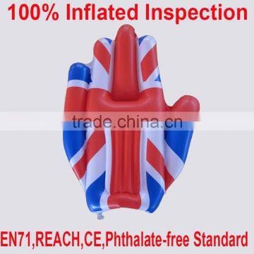 customised flag printing PVC inflatable hand