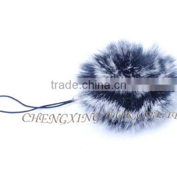CX-A-54F Rabbit Fur Mobile Phone Strap Promotional Fur Keychain photo-5