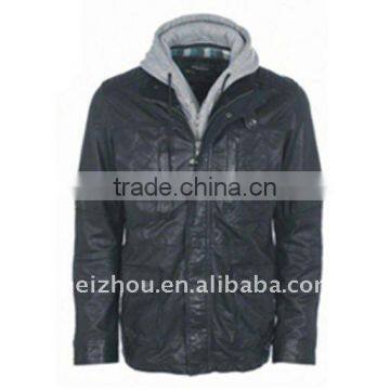 men's pu jacket