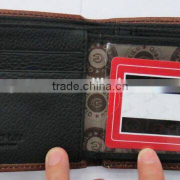 Fashion Men Cowhide Skin Real Leather Burse for Money photo-4