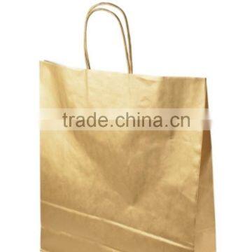 Kraft Paper Gift Bags With Twisted Paper Handles in Solid Colors photo-2