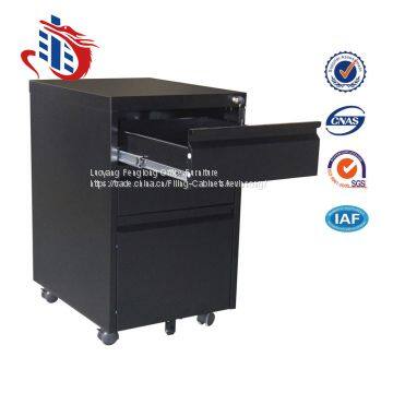 Multi-functional Movable Mobile Pedestal 3 Drawer Metal File Cabinets photo-2