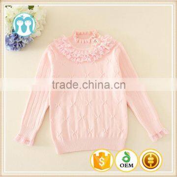 Chinese Manufacturering High Quality Fashion Design Kids Sweater Girls Pullovers