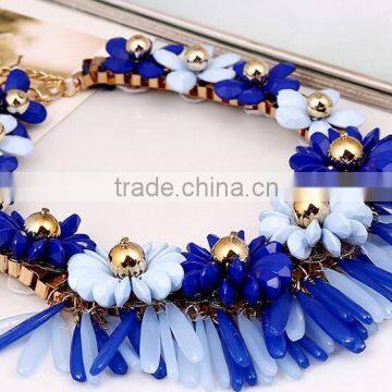 Hot sell european design women resin necklace