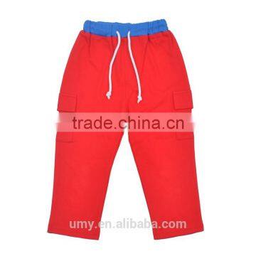 2017 Newborn Baby Boy Unique Applique Long Sleeve T-shirt With Red Pant photo-5