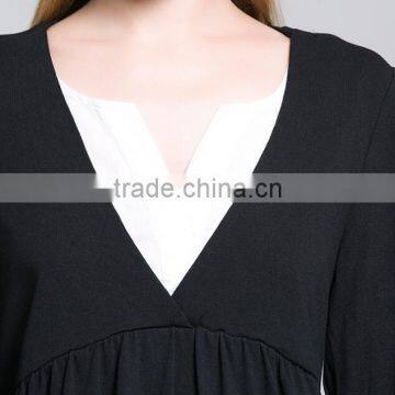 Zm30760a 2016 New Designs Plus Size Women Blouse Fashion Maternity Clothing photo-3