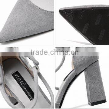 Zm50080b 2017 Europe Chunky High Heel Shoes New Style Ladies Sandals Shoes photo-5