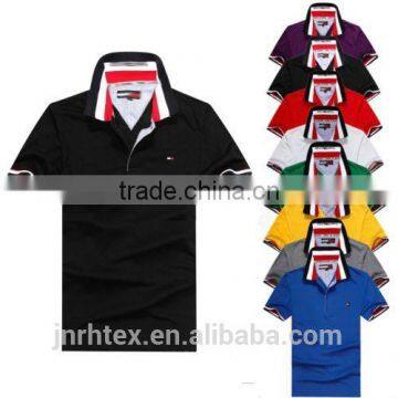 High Quality Cotton Double Mercerized Polo Shirt China for Man photo-5
