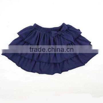 2017 New Design Children Cute Girls black Skirts ruffle skirts Children Boutique Clothing Girl Mini Skirt