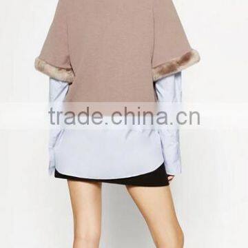 Runwaylover EY2379B New Style 2017 Ladies Elegant Pure Color Pullover Hoodie photo-2