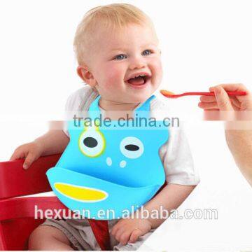 Eco-Friendly Cheap Custom Adult Blank Triangle Crochet Silicon Baby Bib photo-4