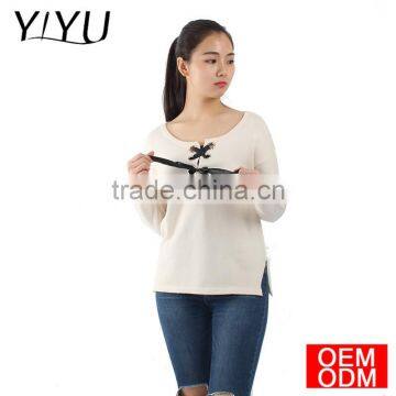 School Uniform Pullover Adult Simple Style Bandage Knit Sweater photo-3