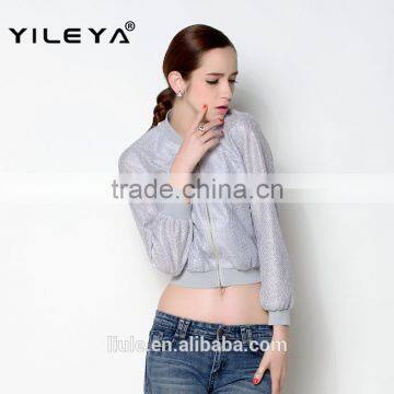 Unique Comfortable Fabric Used Fashion Casual Crop Style Women Coat Model photo-1
