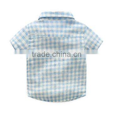 Wholesale 2-7 Year Old Boys Summer Plaid Shirts photo-2