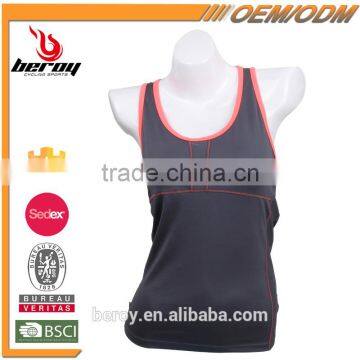 Custom Sport/gym/running/yoga Dry Fit Tank Top,women Sexy Clothing Sleevless Latest Vest Top With Low MOQ photo-2