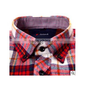 2015 Custom Plaid Flannel Casual Shirt For Men photo-2