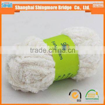 Knitted Yarn China Supplier Cheapest Price Wholesale Oeko Tex 100% Polyester Chenille Yarn for Knitting Scarf With Free Samples photo-3