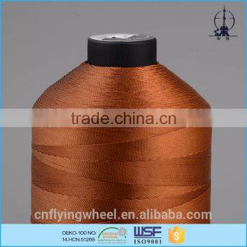 Low Shrinkage 150D/3 Industrial Polyester Bonded Sewing Thread for Bag photo-5