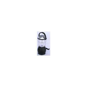 Solar camping lantern with Hand-crank