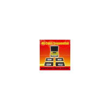 48 cues+ 300M control Fireworks Firing System+1 big transmitter with 4 smaller controllers + sequential fire(DBR01-X4/48/2)