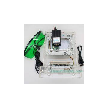 Blue laser 300MW desktop DIY mini laser engraving machine Printer marking machine engraver