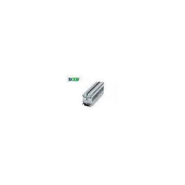 5.2mm Width Rail Mounted Terminal Blocks , 600V 20A AWG 28 - 12 Din Rail Terminal Block